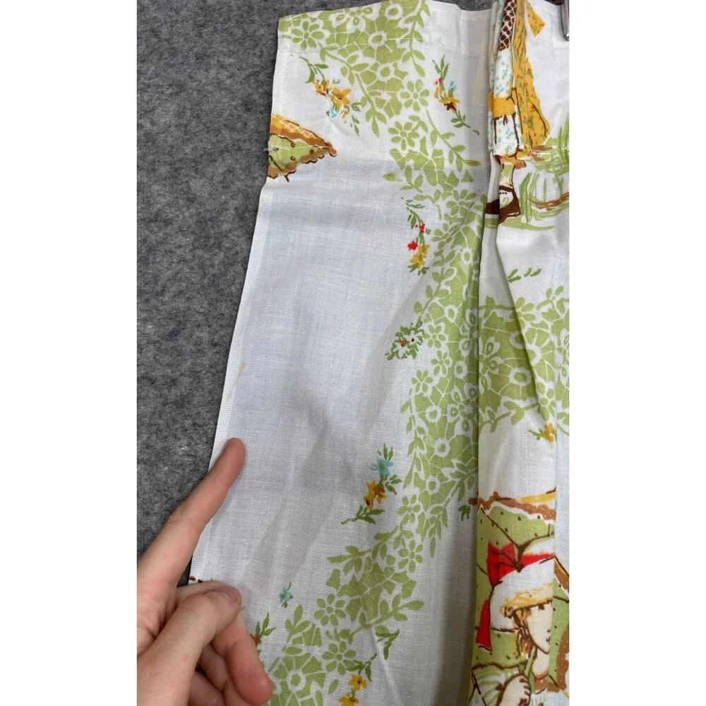 Vintage Holly Hobbie Curtain Panel American Greetings 1970s 70s Rare 29x31.5